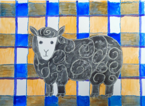 Level I-Lesson 11: The Sheep From Wales (Online Art Lessons for Kids | ArtAchieve)