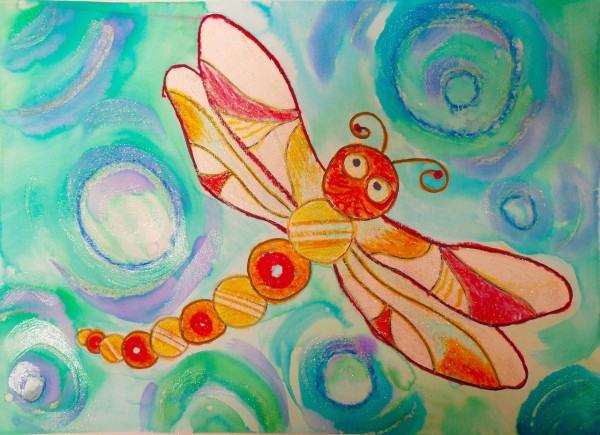 Level I-Lesson 5: The Dragonfly from Ecuador (Online Art Lessons for Kids | ArtAchieve)
