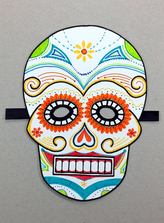 Level II-Lesson 11: The Mexican Mask (Online Art Lessons for Kids | ArtAchieve)