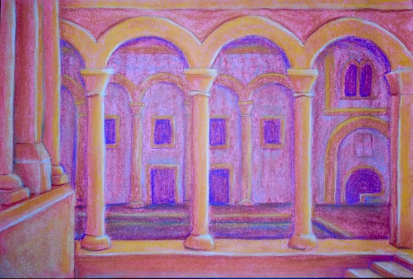 Level V-Lesson 1: Diocletian’s Palace in Croatia (Online Art Lessons for Kids | ArtAchieve)