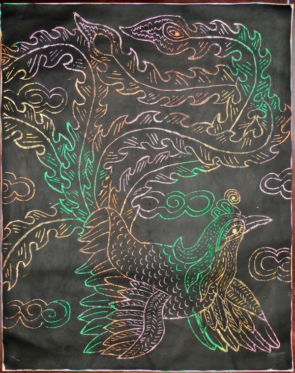 Level III-Lesson 14: The Thai Green Peafowl (Online Art Lessons for Kids | ArtAchieve)
