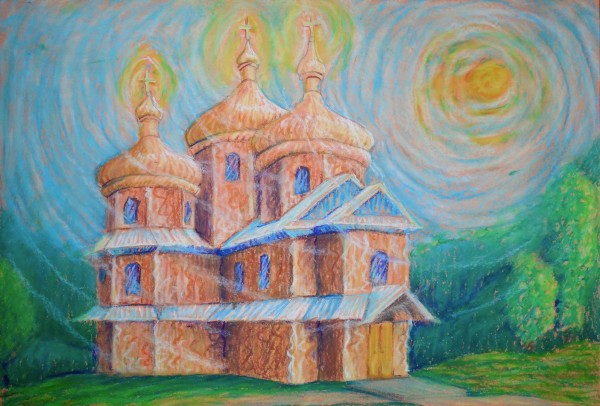 Level V-Lesson 2: The Carpathian Church (Online Art Lessons for Kids | ArtAchieve)
