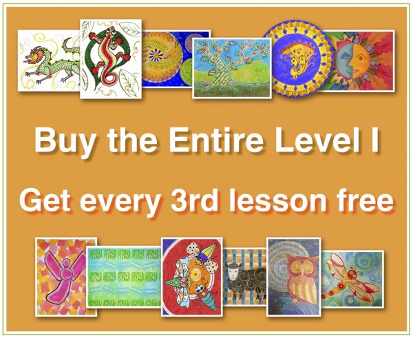 ENTIRE LEVEL I (Online Art Lessons for Kids | ArtAchieve)