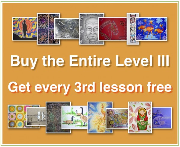 ENTIRE Level III (Online Art Lessons for Kids | ArtAchieve)