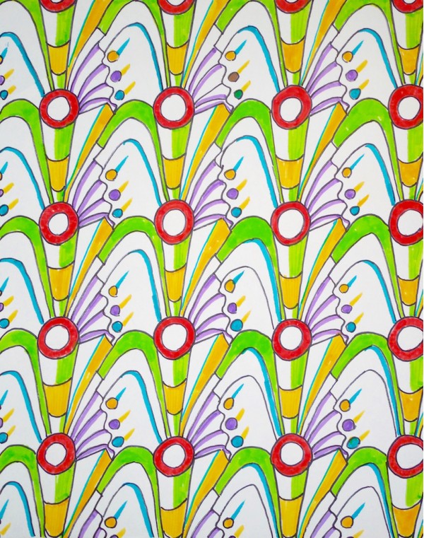 Level II-Lesson 8: Tessellations: Repeated Patterns Create Original Art (Online Art Lessons for Kids | ArtAchieve)