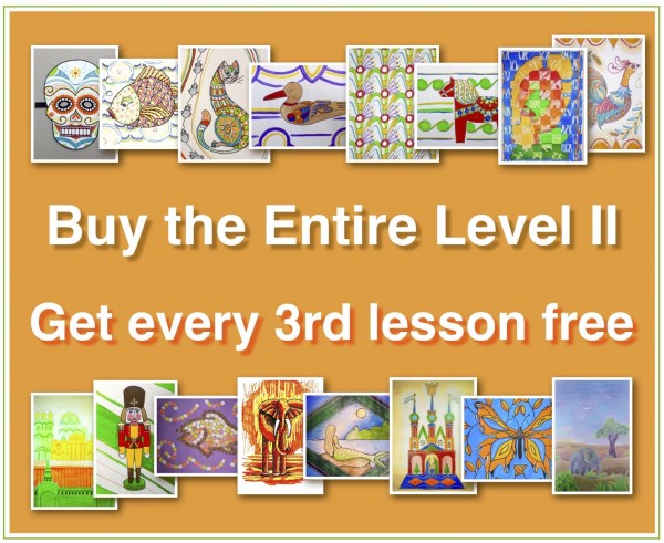 ENTIRE Level II (Online Art Lessons for Kids | ArtAchieve)