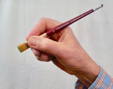 Ways to hold a brush